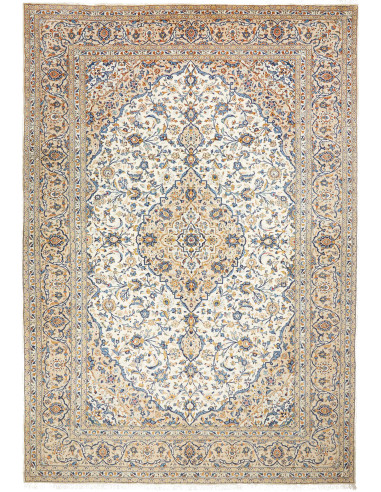Kashan Persia grigio chiaro e marrone rosato 290x422