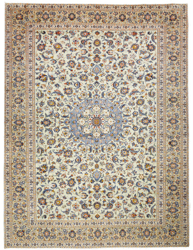 Kashan Persia grigio chiaro e grigio ardesia scuro 305x407