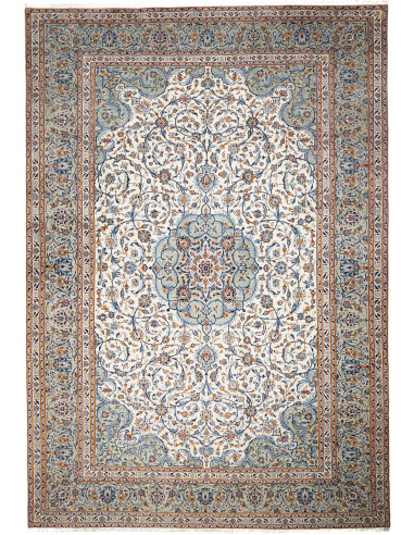 Kashan Persia argento e grigio ardesia scuro 295x425