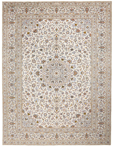 Kashan Persia grigio chiaro e grigio ardesia scuro 300x400