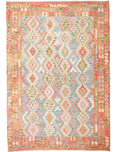 Kilim Pakistan abbronzatura e terra di siena 209x298