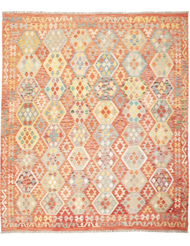 Kilim Pakistan legno robusto e grano 250x290