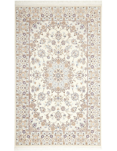 Nain 9La Persia bianco antico e grigio tenue 128x208