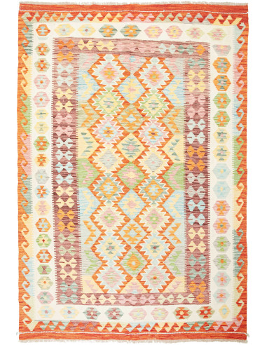 Kilim Pakistan grano e perù 175x251