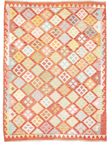 Kilim Pakistan grano e perù 183x241
