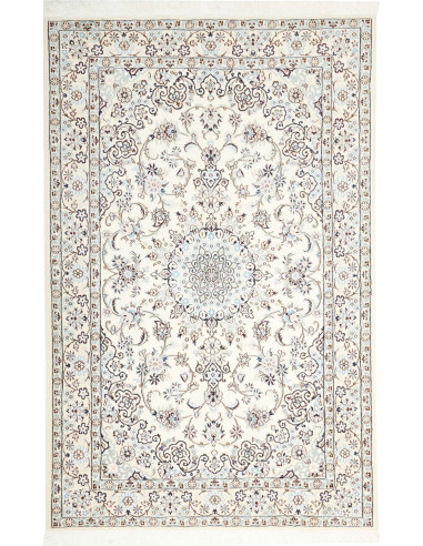 Nain 9La Persia gainsboro e verde oliva scuro 132x205