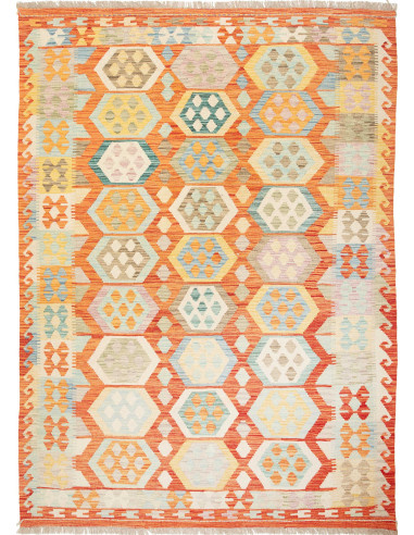 Kilim Pakistan grano e grano 173x240