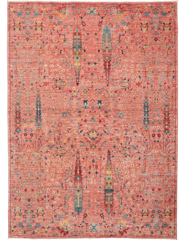 Shahi Fine Pakistan marrone rosato e salmone scuro 170x239