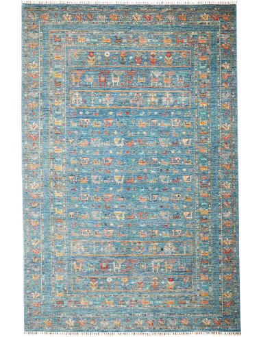 Rubin Pakistan grigio ardesia chiaro e grano 203x307