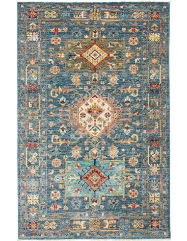Tribal Pakistan grigio e grigio tenue 102x157