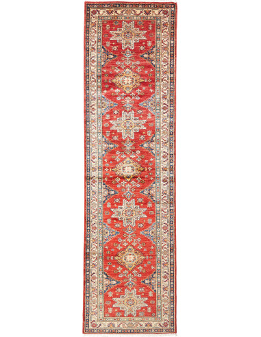 Kazak Fine Pakistan abbronzatura e grigio ardesia scuro 80x306