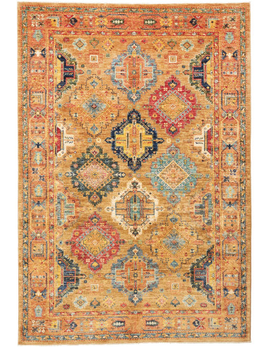 Tribal Pakistan kaki scuro e grigio ardesia scuro 164x239