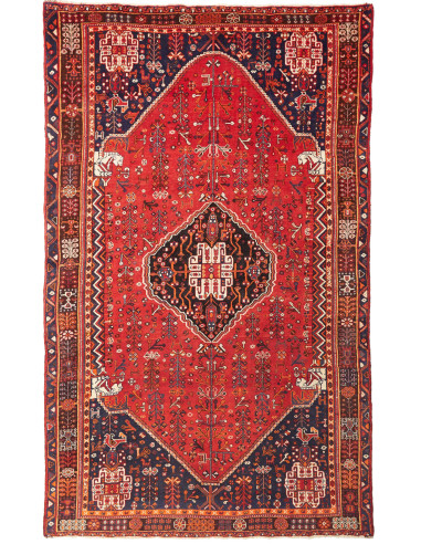 Shiraz Persia terra di siena e marrone sella 160x260