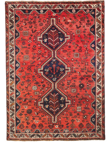 Shiraz Persia rosso indiano e marrone sella 177x245