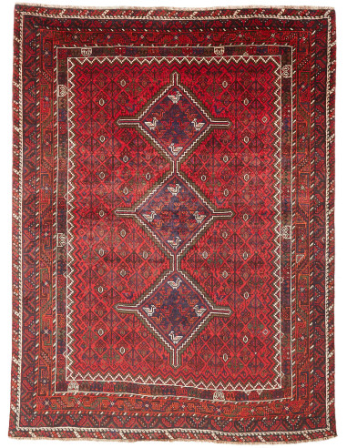 Shiraz Persia marrone sella e rosso indiano 200x265