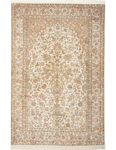 Kashmir Seta 18/18 India grano e grigio 125x192