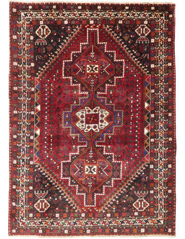 Shiraz Persia marrone sella e bianco antico 186x260