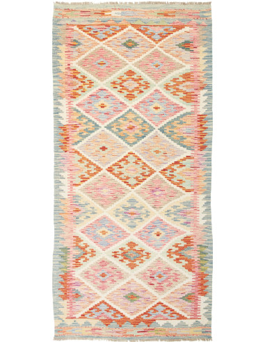 Kilim Pakistan grano e rosso indiano 98x214