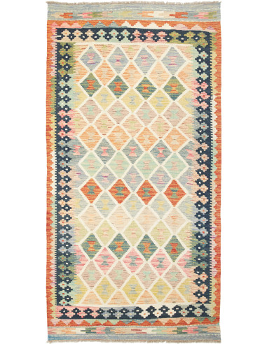 Kilim Pakistan grano e grano 106x203