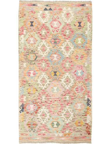 Kilim Pakistan grano e grano 106x196