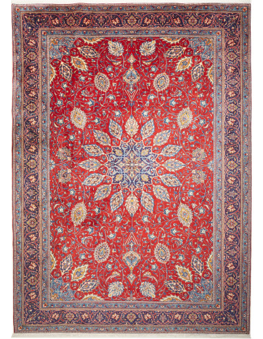 Sarough Persia terra di siena e grigio ardesia scuro 263x367