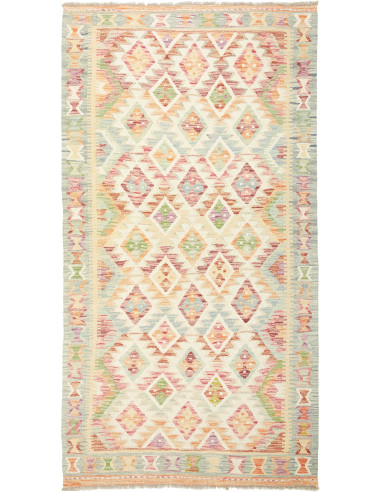 Kilim Pakistan grano e bisque 106x199