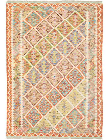 Kilim Pakistan abbronzatura e grano 130x184