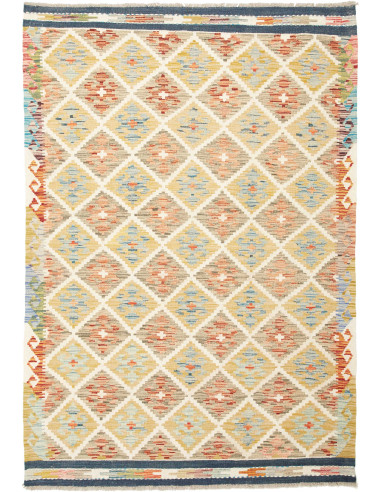 Kilim Pakistan grano e grano 130x184