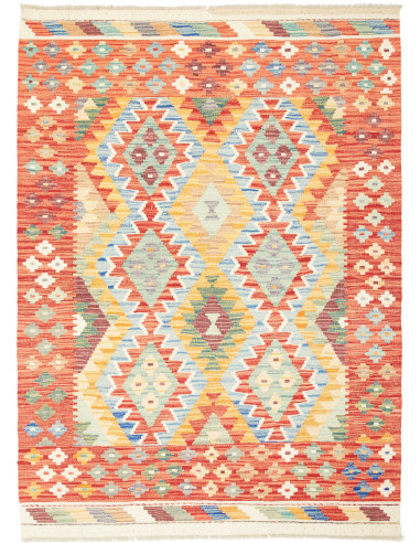 Kilim Pakistan legno robusto e terra di siena 127x172