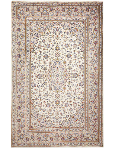 Kashan Persia grigio chiaro e terra di siena 204x322