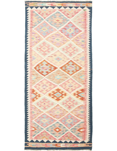 Kilim Pakistan grano e grigio tenue 95x214