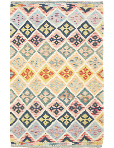 Kilim Pakistan grigio chiaro e grigio ardesia 122x191