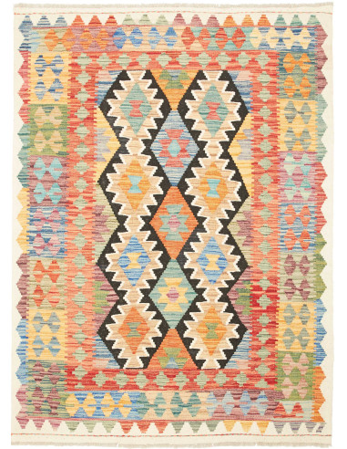 Kilim Pakistan abbronzatura e perù 129x176