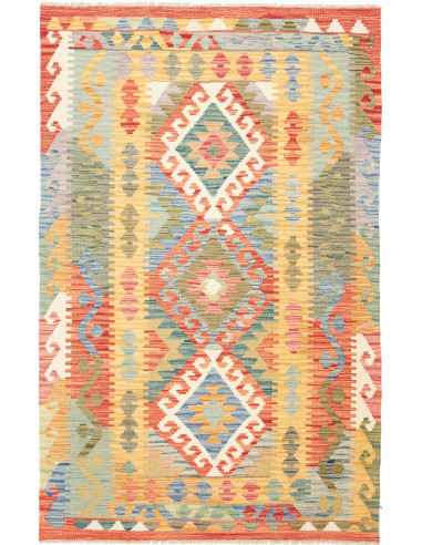 Kilim Pakistan abbronzatura e bianco antico 117x186