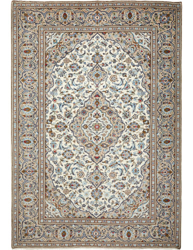 Kashan Persia argento e grigio ardesia scuro 202x295