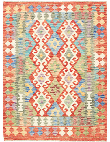 Kilim Pakistan abbronzatura e grigio tenue 129x171