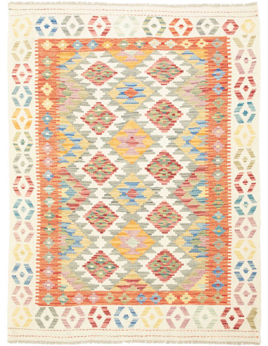 Kilim Pakistan grano e beige 133x180