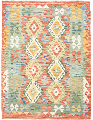 Kilim Pakistan abbronzatura e terra di siena 128x167