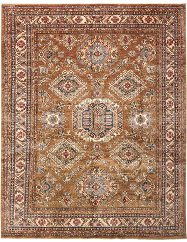 Kazak Fine Pakistan terra di siena e grano 244x312