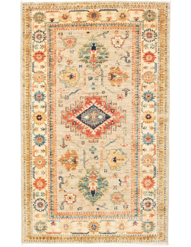 Kazak Fine Pakistan legno robusto e grigio tenue 79x129