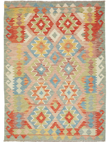 Kilim Pakistan abbronzatura e marrone 123x170