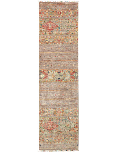 Rubin Pakistan marrone rosato e grigio ardesia scuro 79x299