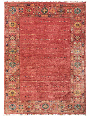 Rubin Pakistan rosso indiano e grigio ardesia scuro 172x238