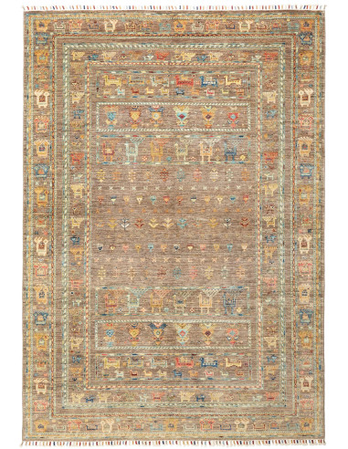Rubin Pakistan marrone rosato e marrone rosato 166x240