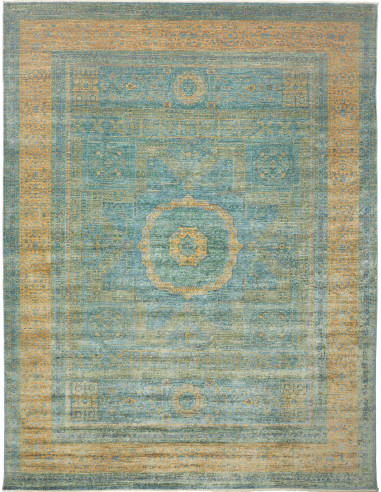 Mamlouk Pakistan verde mare scuro e grigio 273x352