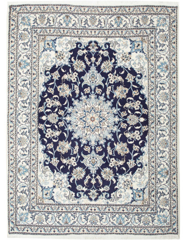 Nain Kashmar Persia grigio chiaro e grigio ardesia scuro 145x198