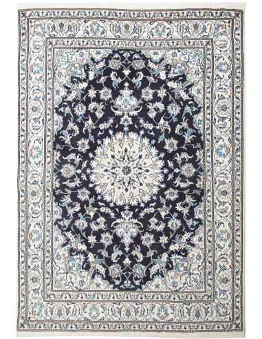 Nain Kashmar Persia grigio ardesia scuro e grigio ardesia scuro 165x245