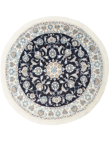 Nain Kashmar Persia grigio ardesia scuro e grigio ardesia scuro 145x145