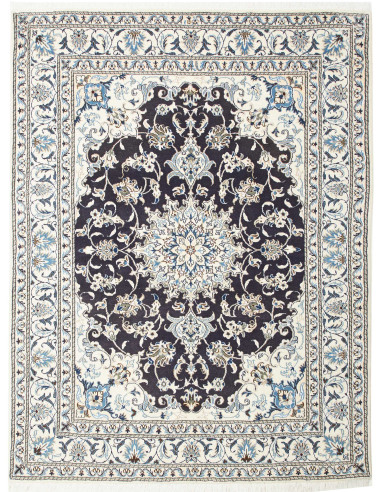 Nain Kashmar Persia grigio ardesia scuro e grigio ardesia scuro 150x202