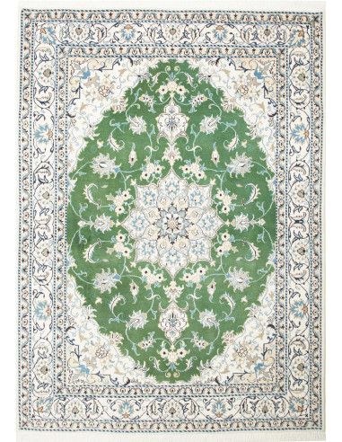 Nain Kashmar Persia gainsboro e verde oliva scuro 170x232
